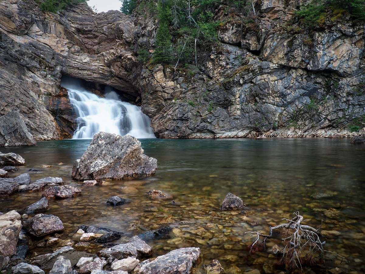 running eagle falls waterfalls creek